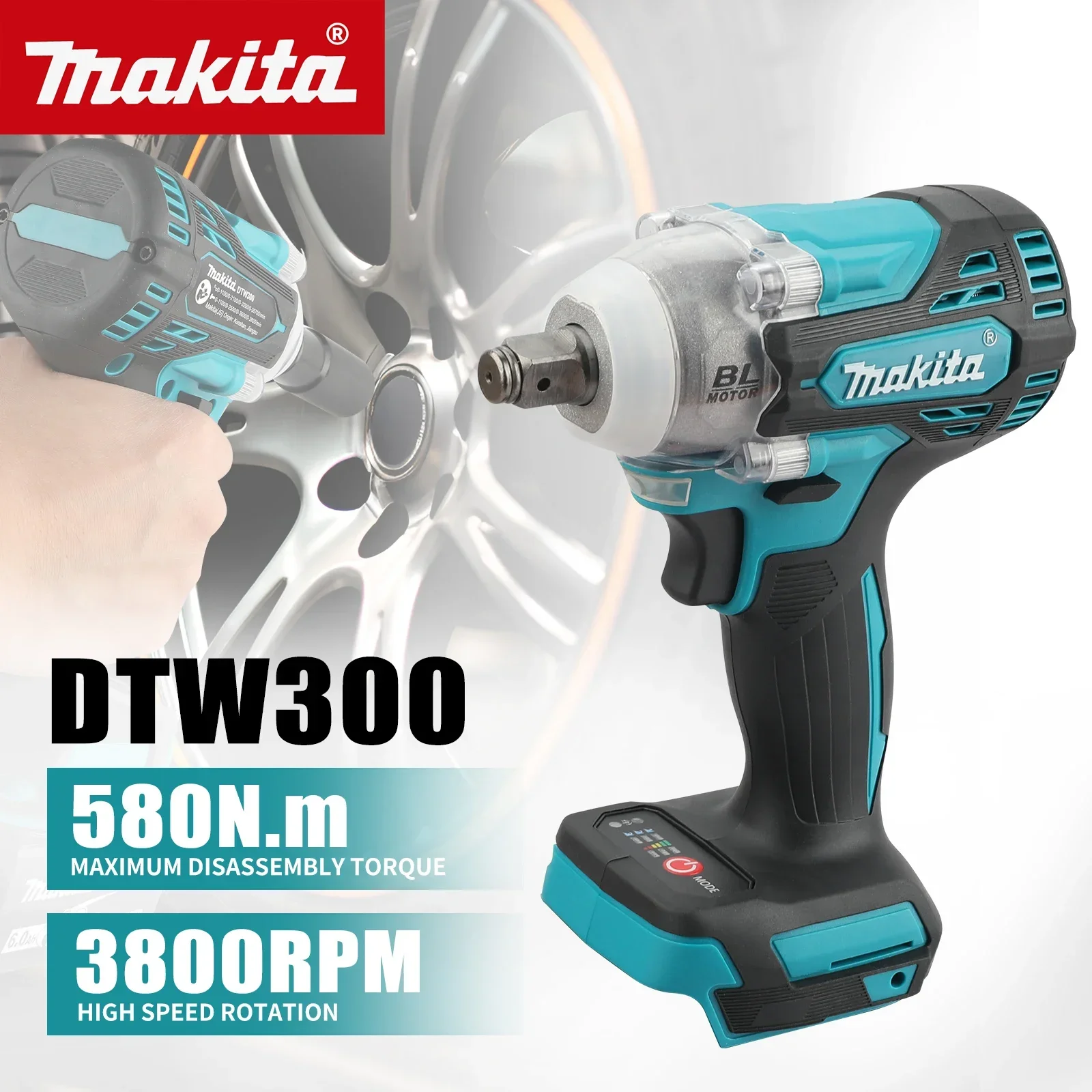 Makita DTW300 DGA404: set comb - Makita Drill Dtw300 recensione e prezzo